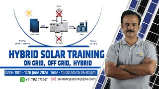 Solar training  hybrid practical  online [upl. by Ruford139]