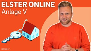 Anlage V in ELSTER online  ELSTER online Tutorial zur Steuererklärung 2022 [upl. by Secrest]