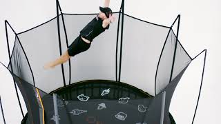 Trampoline Tricks  Back Drop Jump [upl. by Enniroc]