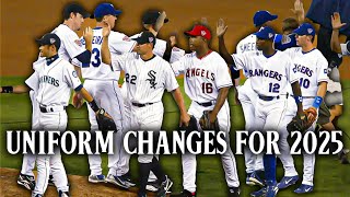 MLB Uniform Changes for 202526 FINALLY [upl. by Clintock589]