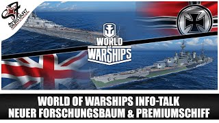 Neuer Schlachtkreuzer Techtree Tier X Premiumschiff  Neuigkeiten von World of Warships [upl. by Kazim8]