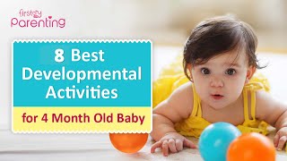 Best Developmental Activities for 4MonthOld Babies [upl. by Haikezeh]