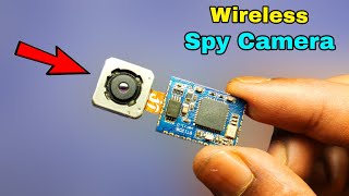 How To Make Wireless Spy Camera at Home [upl. by Yesmar]