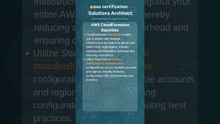 AWS Developer Certification Tips CloudFormation StackSets awstutorial awscertification [upl. by Calle732]