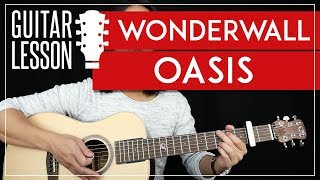 Wonderwall Guitar Tutorial  Oasis Guitar Lesson 🎸 Easy Chords  Guitar Cover [upl. by Assiral]