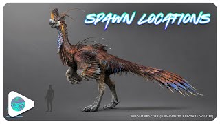 ARK Survival Ascended \\ Gigantoraptor Spawn Locations [upl. by Amsab]