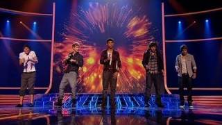 One Direction sing Viva La Vida  The X Factor Live  itvcomxfactor [upl. by Oibesue447]