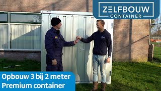 Opbouw 3 bij 2 meter Premium container [upl. by Havard]