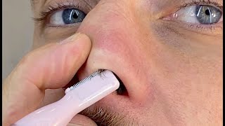 How to Safely Remove Nose Hair How I Trim Nostril hair [upl. by Gent]