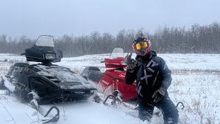 Snowmobiling With Randal Loading… [upl. by Rhines]