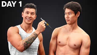 Steroids vs Natural 100 Day Transformation [upl. by Ahsiniuq]