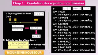 9  Exercice 4 partie 2  Methode de Dichotomie  Analyse Numérique [upl. by Magnuson787]