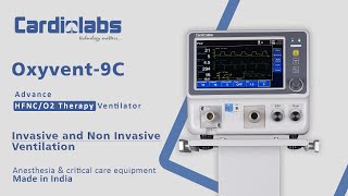 Oxyvent9C  Advance Ventilator with both Invasive and Non Invasive Ventilation [upl. by O'Brien]