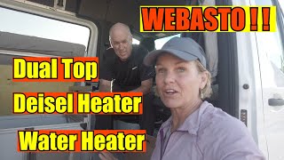 WEBASTO DUAL TOP DIESEL WATER HEATERDIESEL HEATER [upl. by Fasano]