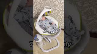 Baby Swing Baby Bouncer Electric Rocker for Infants to Toddler Remote Control 5Levels Speedbeby [upl. by Hallvard]