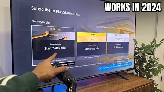 This is how you get FREE PS PLUS PREMIUM TRIAL in 2024 [upl. by Enyamart868]