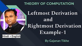 derivation tree example 1  TOC  Lec57  Bhanu Priya [upl. by Oralle]