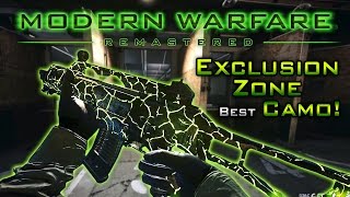 How To Get quotExclusion Zonequot Camo in Modern Warfare Remastered  Best Camo MWR quotDark Matterquot [upl. by Gayle774]