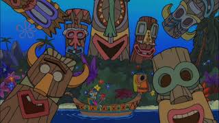 Squidward Tentacles Tiki Land Lyrics Full Song  Spongebob Squarepants Childhood cartoon [upl. by Ahseiat]