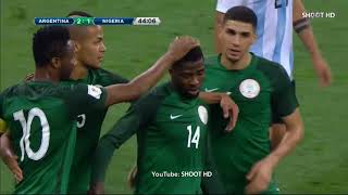 Nigeria vs Argentina 4 2 Highlights amp All Goals Friendly Match 14 November 2017 [upl. by Kerat]