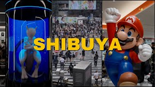 Trip to Shibuya Shibuya Crossing Nintendo Tokyo and Pokemon Center [upl. by Tung]