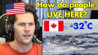 American Reacts to Nunavuts Only City Iqaluit [upl. by Eleonora]