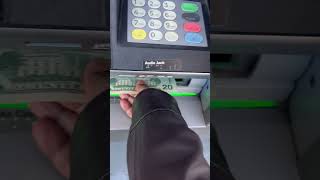 Withdrawing cash from the Bank of America ATM for the first time in the United States [upl. by Chenay559]