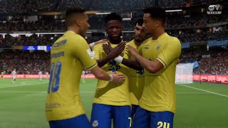 Brazil vs Uruguay FIFA World Cup 2026 Qualifiers Highlights  EA FC 24 Gameplay [upl. by Arammat582]