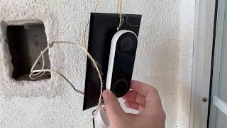 Install Nest Hello over Nutone intercom doorbell [upl. by Havstad]