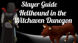 OSRS Mobile Slayer Task  Hellhounds in the witchaven dungeon [upl. by Mok]