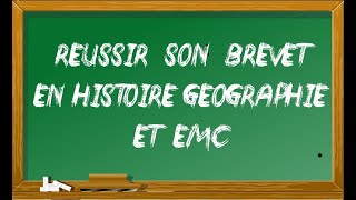 3ème Réussir son brevet en histoiregéoEMC [upl. by Ahmed]