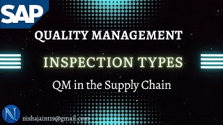 SAP QM  Inspection Types in SAP Quality Management [upl. by Htebaras]