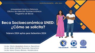 Beca Socioeconómica UNED ¿Cómo se solicita [upl. by Uht319]