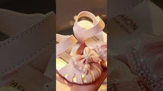 Top slippers design for baby girls 2024 stylewithkinza cute fashion style shoes [upl. by Eaneg]