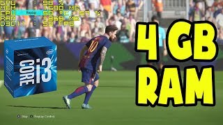 PES 2018 on 4GB RAM  Core i3  Gameplay Test [upl. by Enirual]