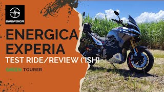 Test Ride  Review  Detailed Specs ENERGICA EXPERIA Electric Green Tourer [upl. by Juliana562]