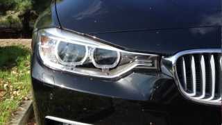 BMW F30 Scheinwerfer Xenon mit Taglicht LED licht [upl. by Castara]