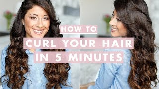 How to Curl Your Hair in 5 Minutes [upl. by Uhthna]