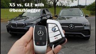 Compare the MercedesBenz GLE and the BMW X5  GLE350 and X5 Xdrive45e [upl. by Eniamor213]