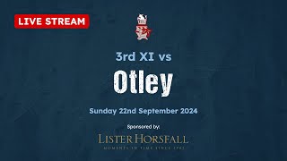 LIVE ICC 3rd XI vs Otley [upl. by Ruelle943]