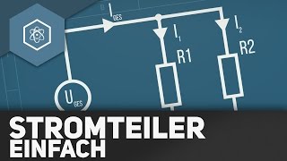 Der einfache Stromteiler  Netzwerkanalyse [upl. by Ellehcor276]