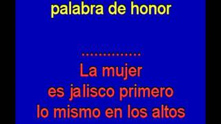 Ay Jalisco no te rajes  Jorge Negrete  karaoke Tony Ginzo [upl. by Caz]