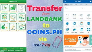 How to Transfer Money from LANDBANK to Coinsph via Instapay  ISAMITSU  Tutorial Video [upl. by Maltzman]