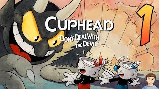 Cuphead Early Gameplay  PART 1  Dont Deal with the Devil Lets Play Walkthrough Xbox One [upl. by Teraj]