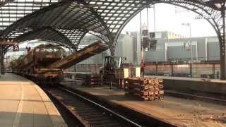 Gleisbau Doku in Köln auf der Hohenzollernbrücke und im HBF [upl. by Baudin]