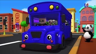 les roues sur le bus comptines 3d rimes Kids Song Baby Bao Panda Rhymes for Kids Wheels On the Bus [upl. by Lrigybab631]