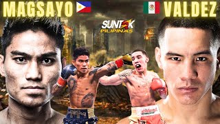 THE DREAM FIGHT FILIPINO AGAINST MEXICO CLASSIC RIVALRY  MARK MAGSAYO VS OSCAR VALDEZ [upl. by Anattar]