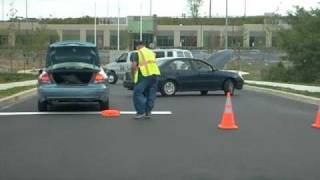 Collapsible Traffic Cone Police Office Demo  Setting up [upl. by Arney]