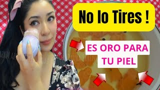 PIEL PERFECTA Y LUMINOSA 💆‍♀️🍊 DIY TONICO FACIAL skincare beauty [upl. by Novikoff]