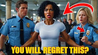 Racist Officers Block Black Woman from Boarding—Until They Spot Her ADMIRAL Badge [upl. by Aecila248]